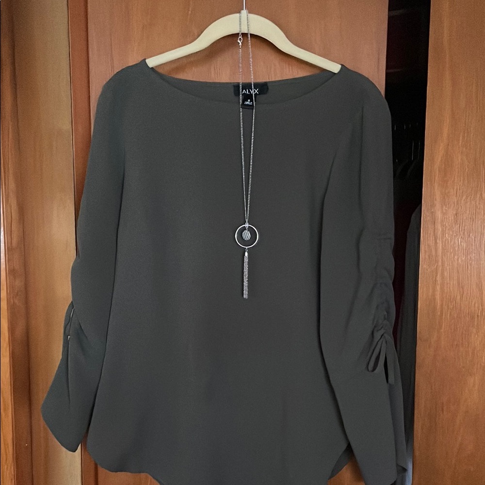 ALYX Women's Army Green Top